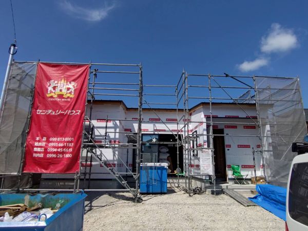 モデルハウス建築中です🔨