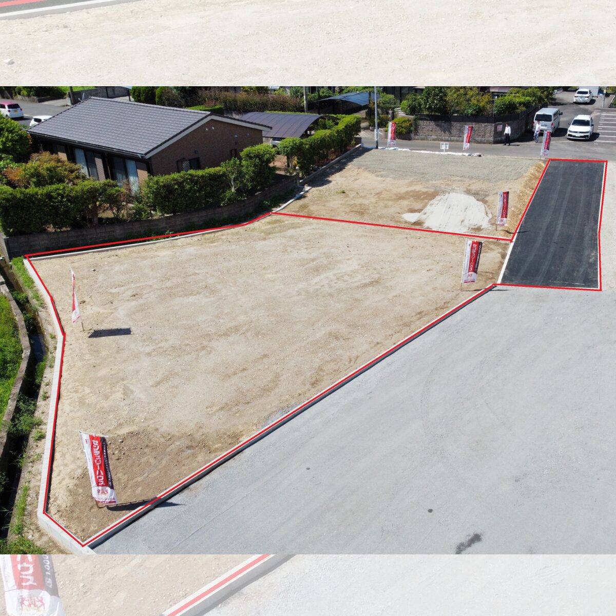 【鹿児島市中山町】人気エリアで平屋建築可能★D区画　