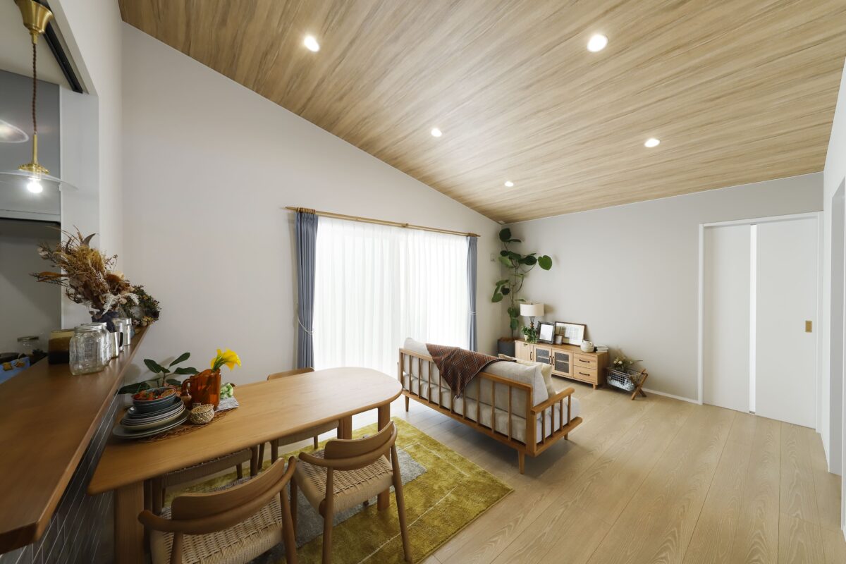 鹿児島市中山町４LDK平屋モデルハウス-LDK