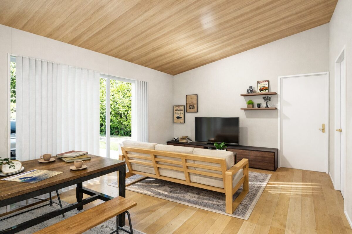 中山平屋モデルIIリビング2