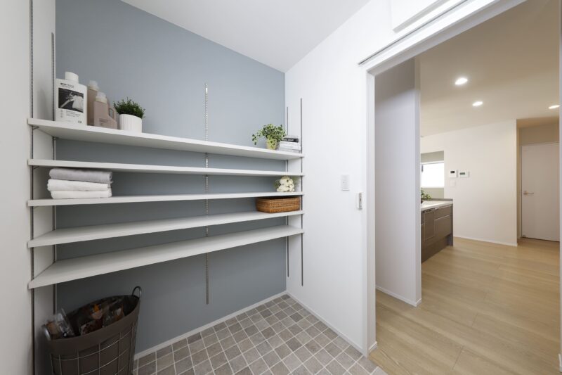 鹿児島市中山町4LDK平屋モデルハウス-ランドリールーム