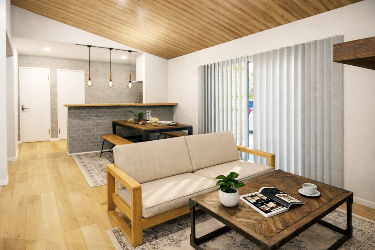 中山平屋モデルIIリビング