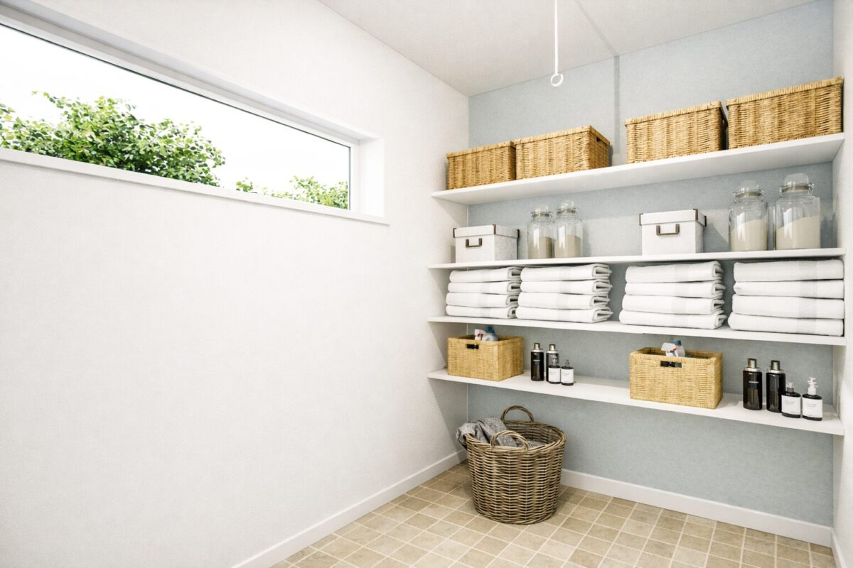 中山平屋モデルIIランドリールーム