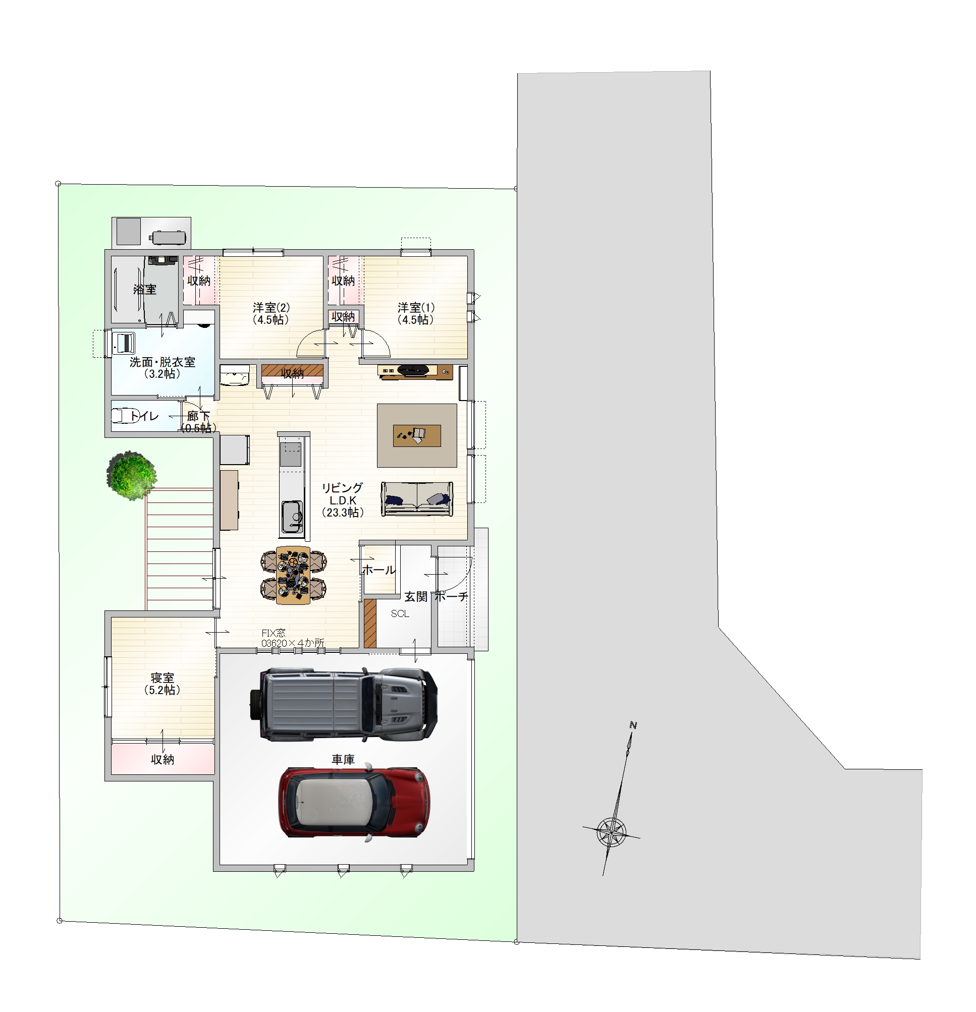 1階間取り図イメージ