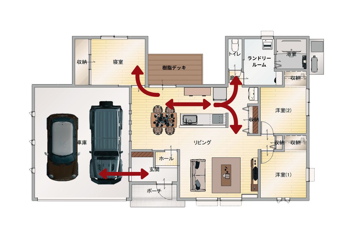 1階間取り図イメージ