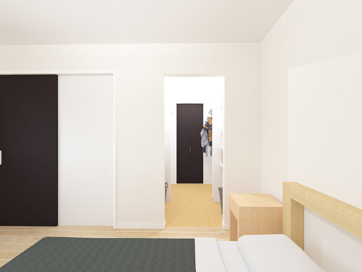 中山平屋モデルIII主寝室