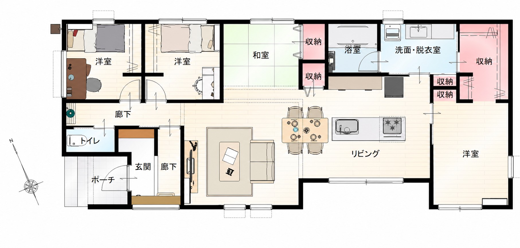 1階間取り図イメージ