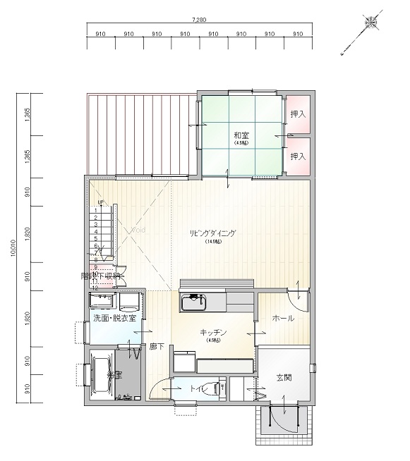 1階間取り図イメージ