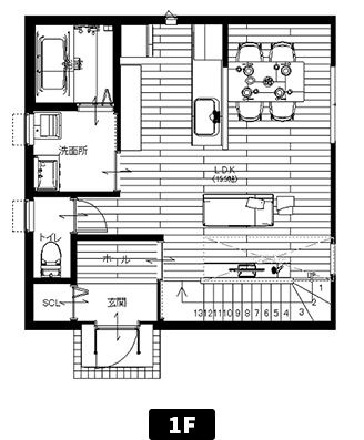 TWO STORY HOUSE 1F